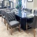 Classic 36D dining table, buffet with mirrors and 8 chairs